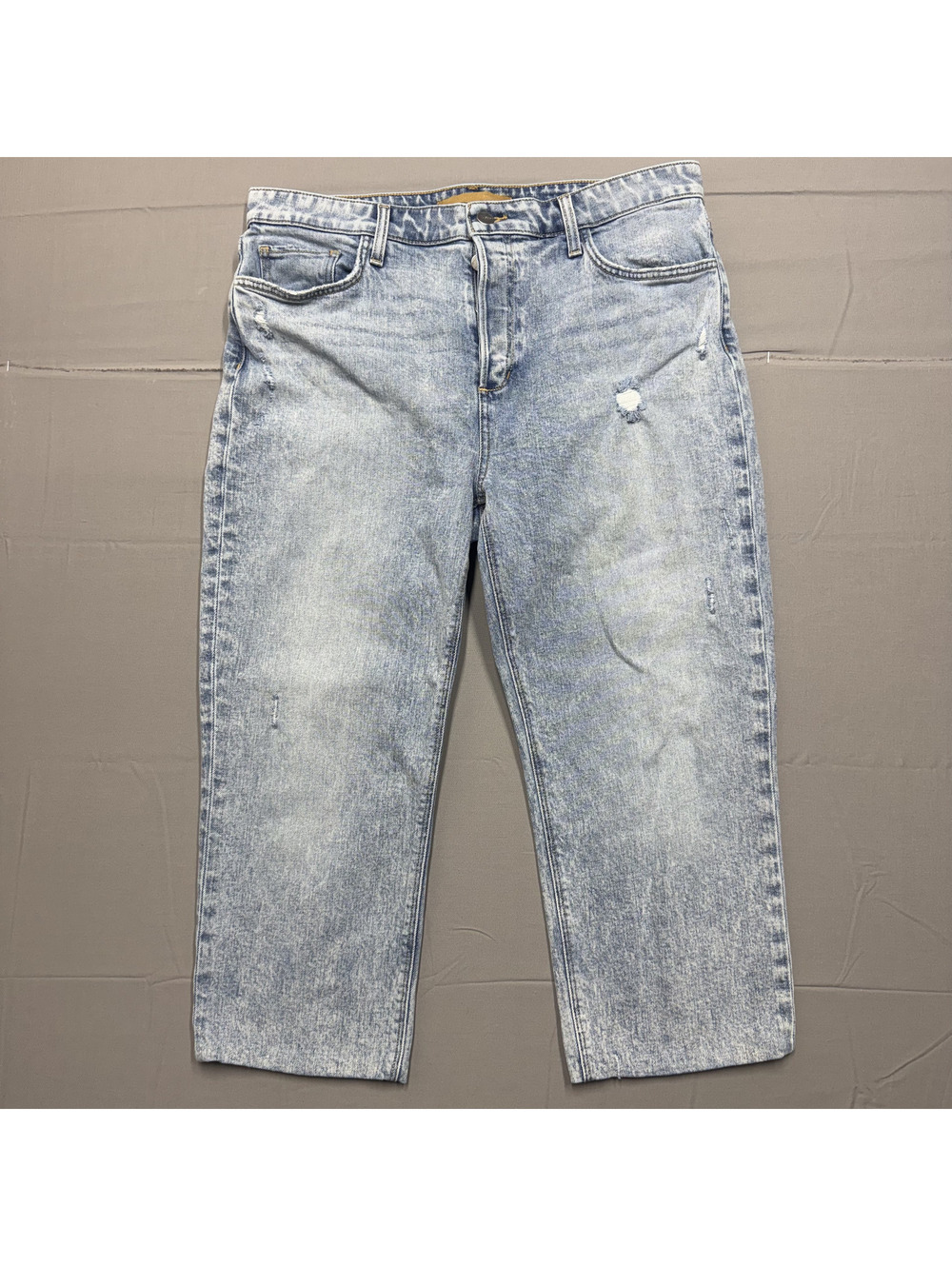 Joe's Jeans Womens The Scout Mid Rise Slim Boyfriend Distressed Size 31 Blue